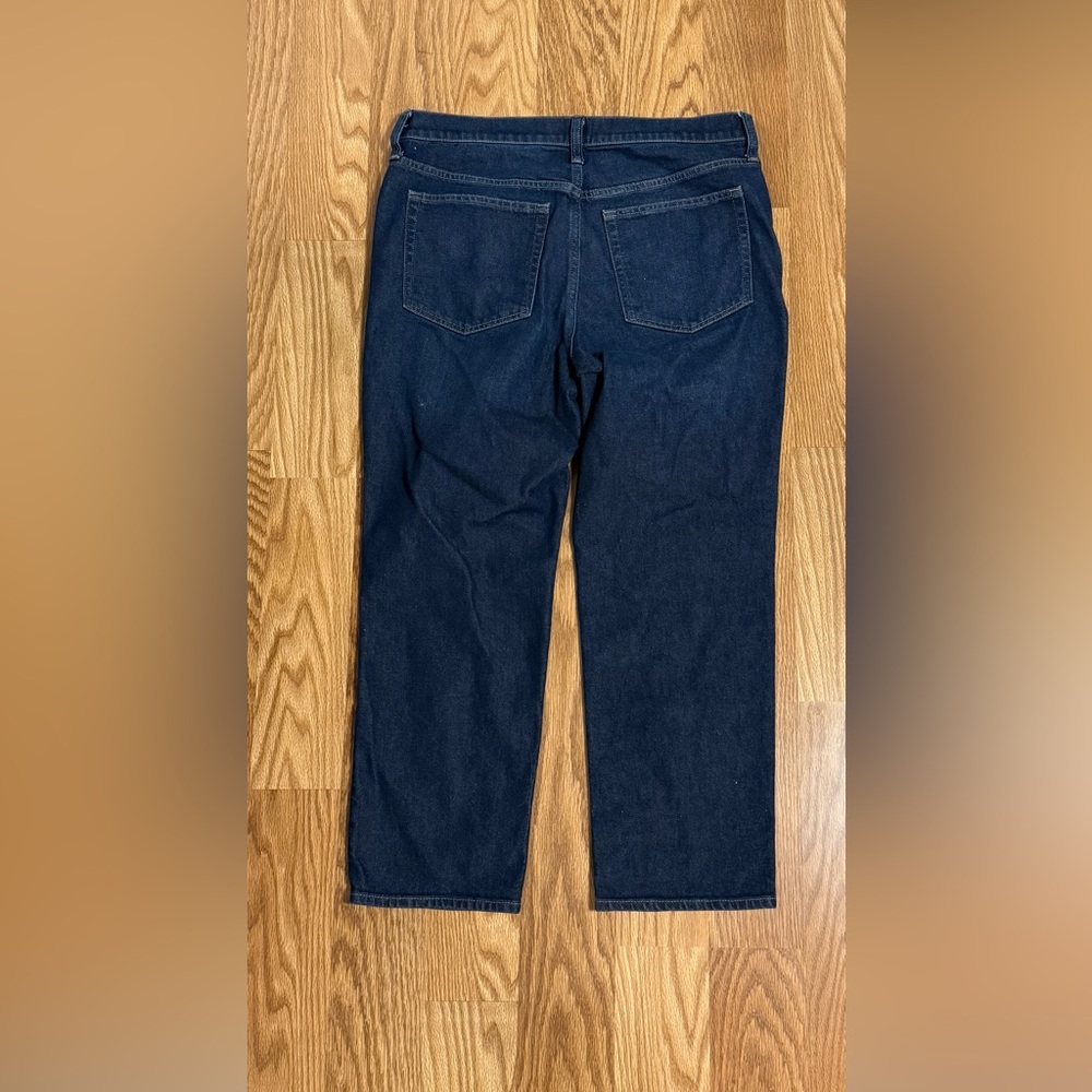 J. Crew Women's Straight Leg Jeans - Dark Blue size 30 - Picture 6 of 8